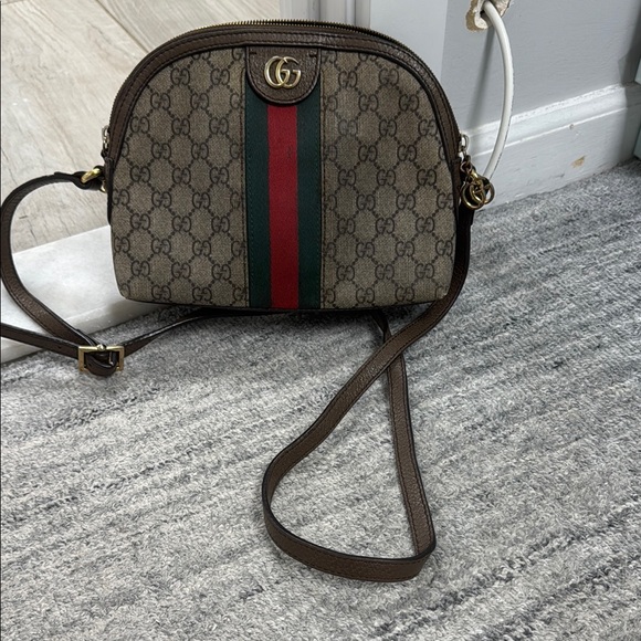 Gucci Brown and Green Women's Bag - Picture 1 of 4